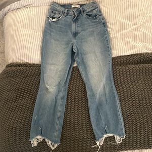 Abercrombie Kick Flare Ultra High Rise Curve Love Jean